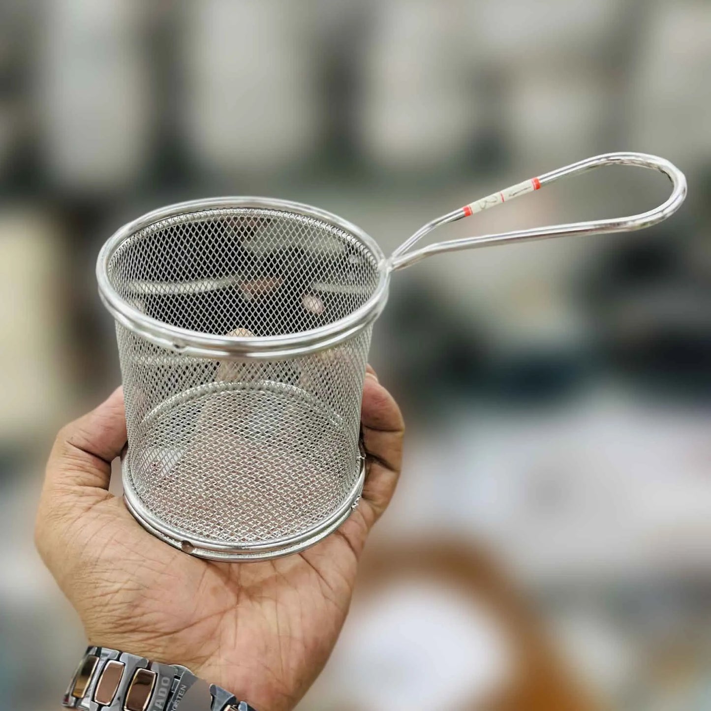 Stainless Steel Deep Fry Basket for Crispy fries and more