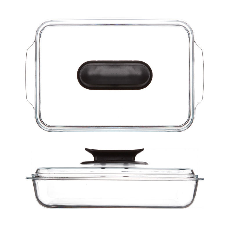 3L High Borosilicate Glass Baking Dish with Lid