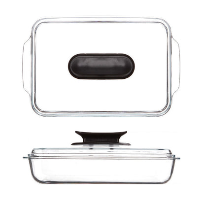 3L High Borosilicate Glass Baking Dish with Lid