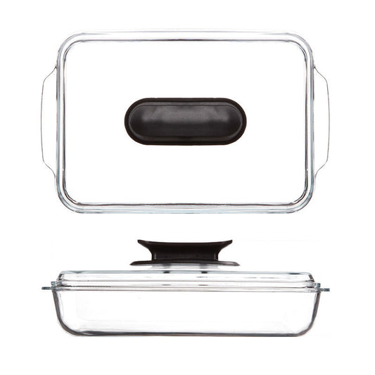 3L High Borosilicate Glass Baking Dish with Lid