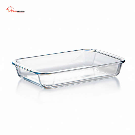 Non-Stick Glass Baking Dish | Square High Borosilicate Oven Baking Pan