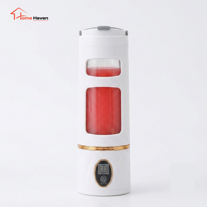 450ml Portable Rechargeable Juice Blender | Digital Stainless Steel Personal Smoothie Maker