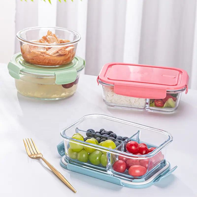 High Borosilicate Glass Food Storage Lunch Box