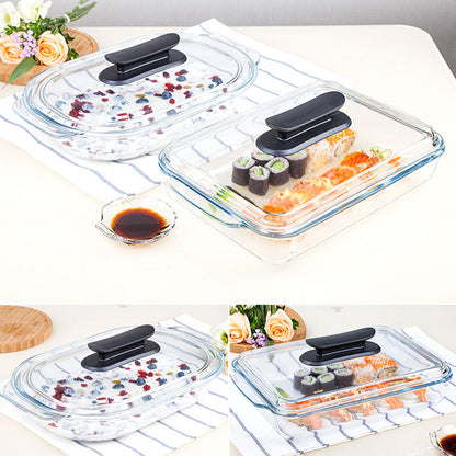 3L High Borosilicate Glass Baking Dish with Lid