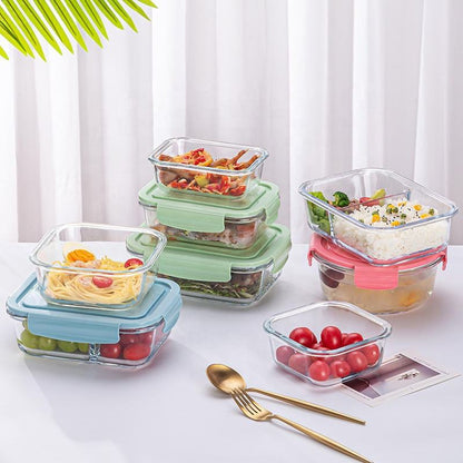 High Borosilicate Glass Food Storage Lunch Box
