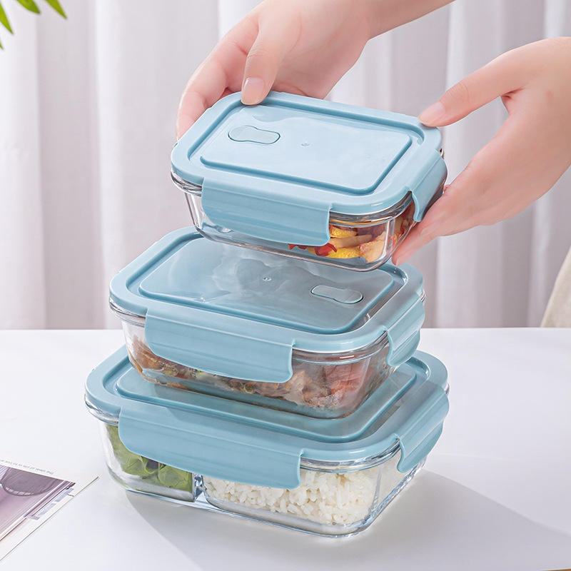 High Borosilicate Glass Food Storage Lunch Box