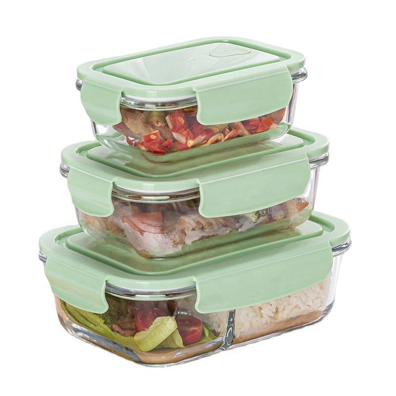 High Borosilicate Glass Food Storage Lunch Box