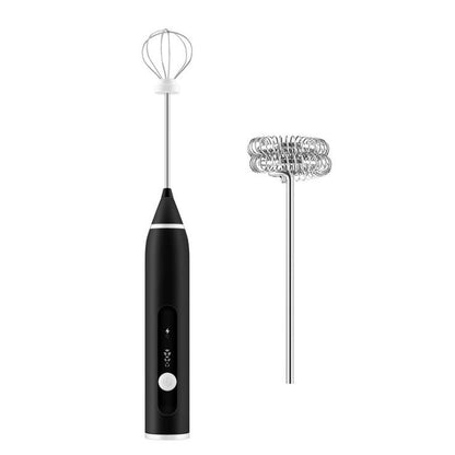 USB Rechargeable Electric Milk Frother | Handheld Milk Foamer & Egg Beater