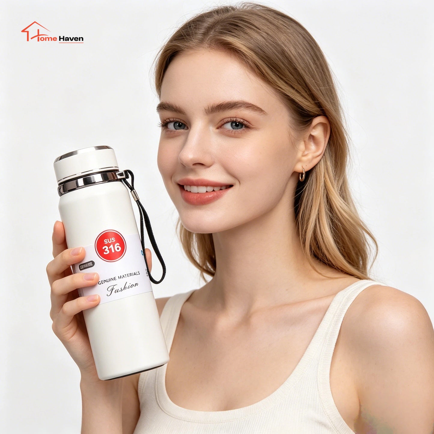 800ml 316 Stainless Steel Vacuum Insulated Water Bottle | Portable Sports & Travel Flask