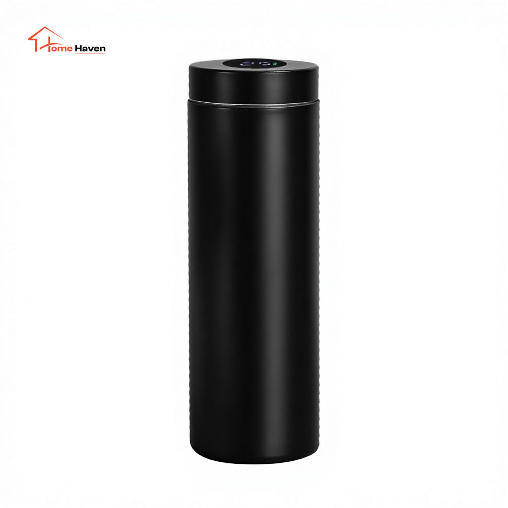 500ml Smart LED Temperature Display Vacuum Flask | Stainless Steel Insulated Water Bottle with Tea Infuser