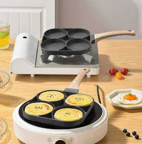 Healthy cooking frying pan