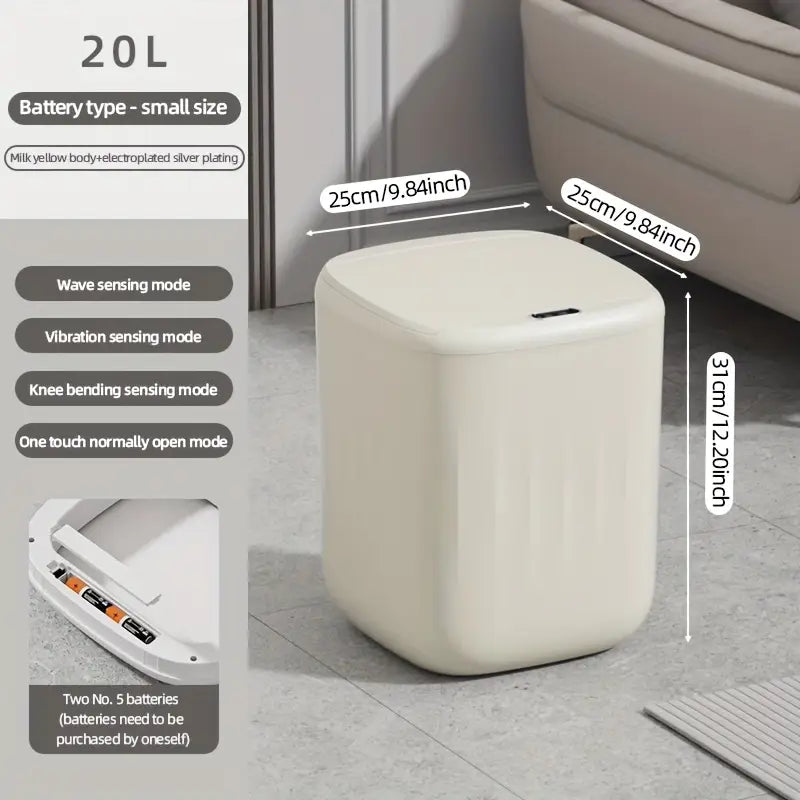 Rechargeable smart trash can indoor use