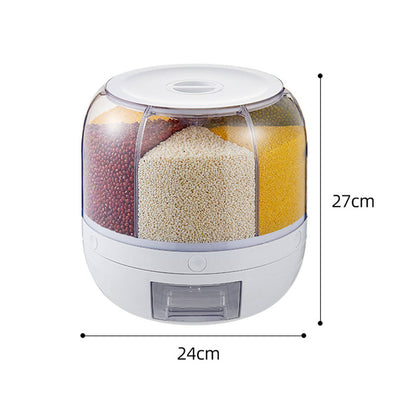 Rice and grain storage dispenser
