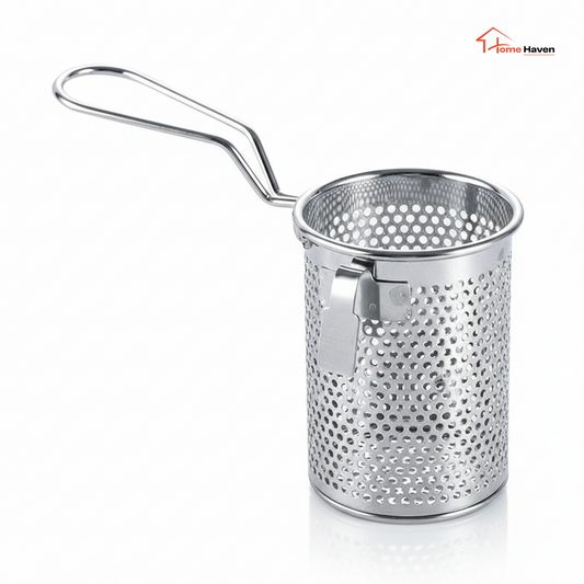 Stainless steel deep fry basket